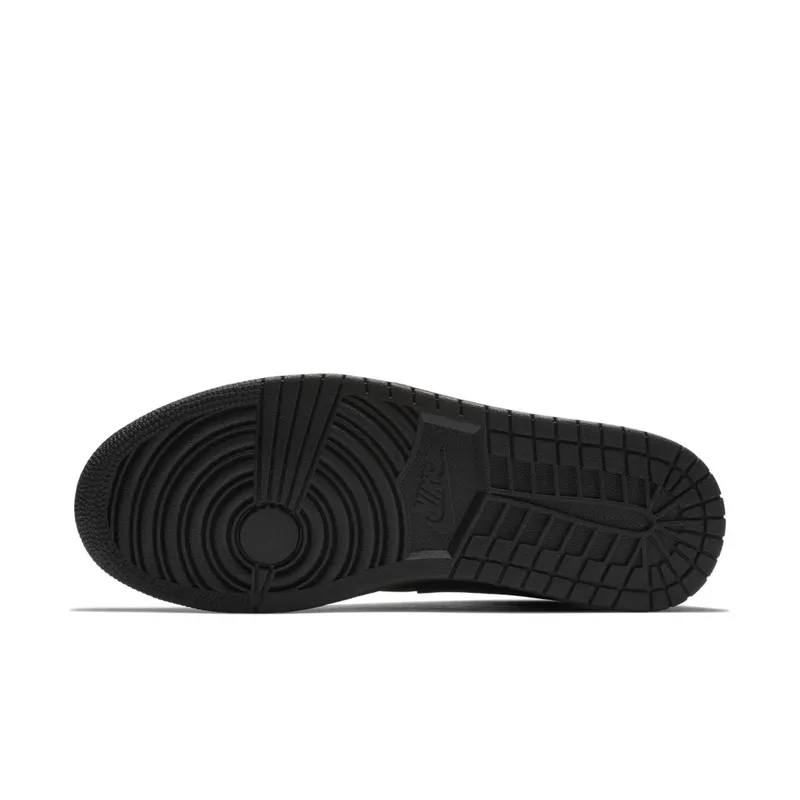 Jordan 1 Mid Black Dark Smoke Grey Black/Dark Smoke Grey-Black (554724-064)