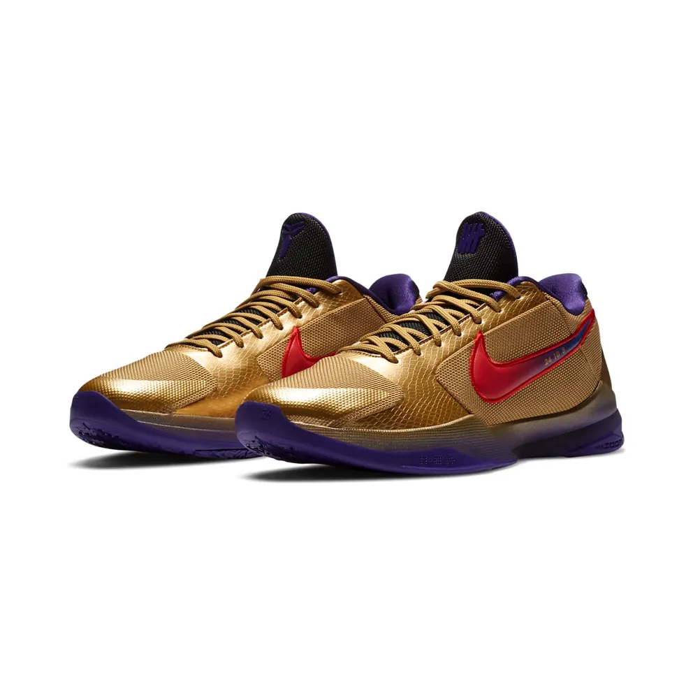 Nike Kobe 5 Protro Undefeated Hall of Fame (2021) – “Metallic Gold / Field Purple / Multi-color” (DA6809-700)