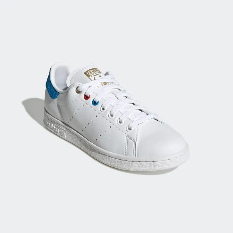 Adidas Stan Smith Cloud White / Blue Rush / Matte Gold (GY5701)