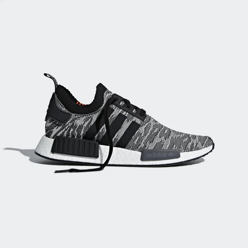 adidas NMD R1 Black Glitch Core Black/Core Black/Solar Red (CQ2444)