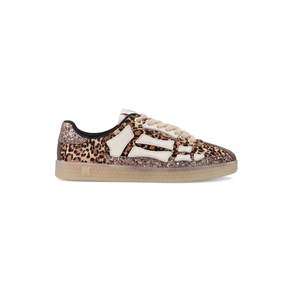 AMIRI Pacific Bones Brown Leopard Glitter (AWSNSN1024-210)