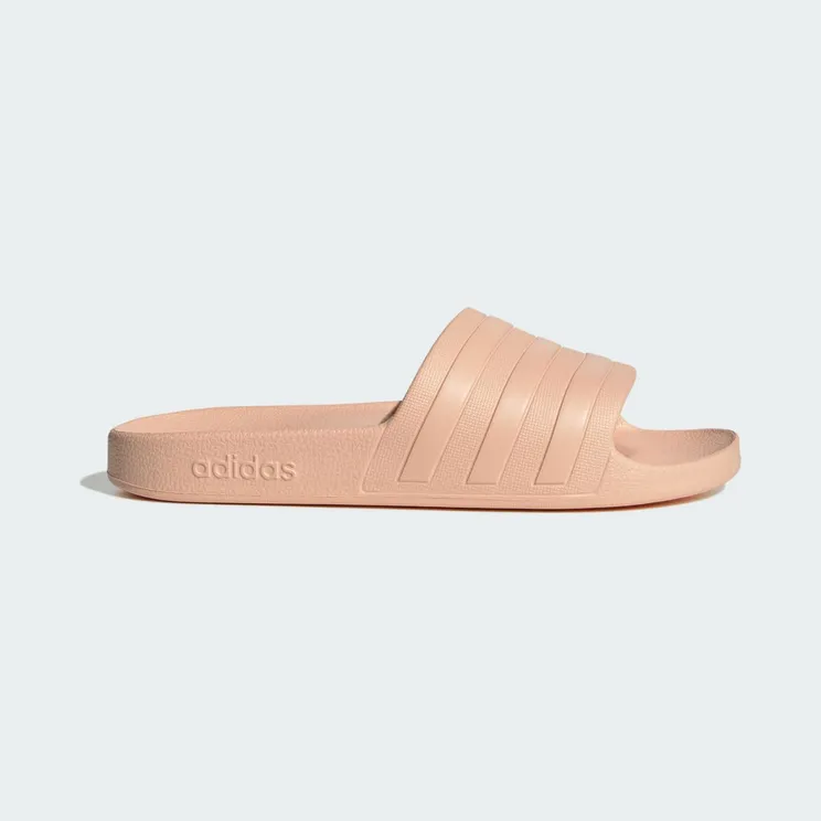 adidas Adilette Aqua Slides “Powder Coral / Powder Coral / Powder Coral” (JI2236)