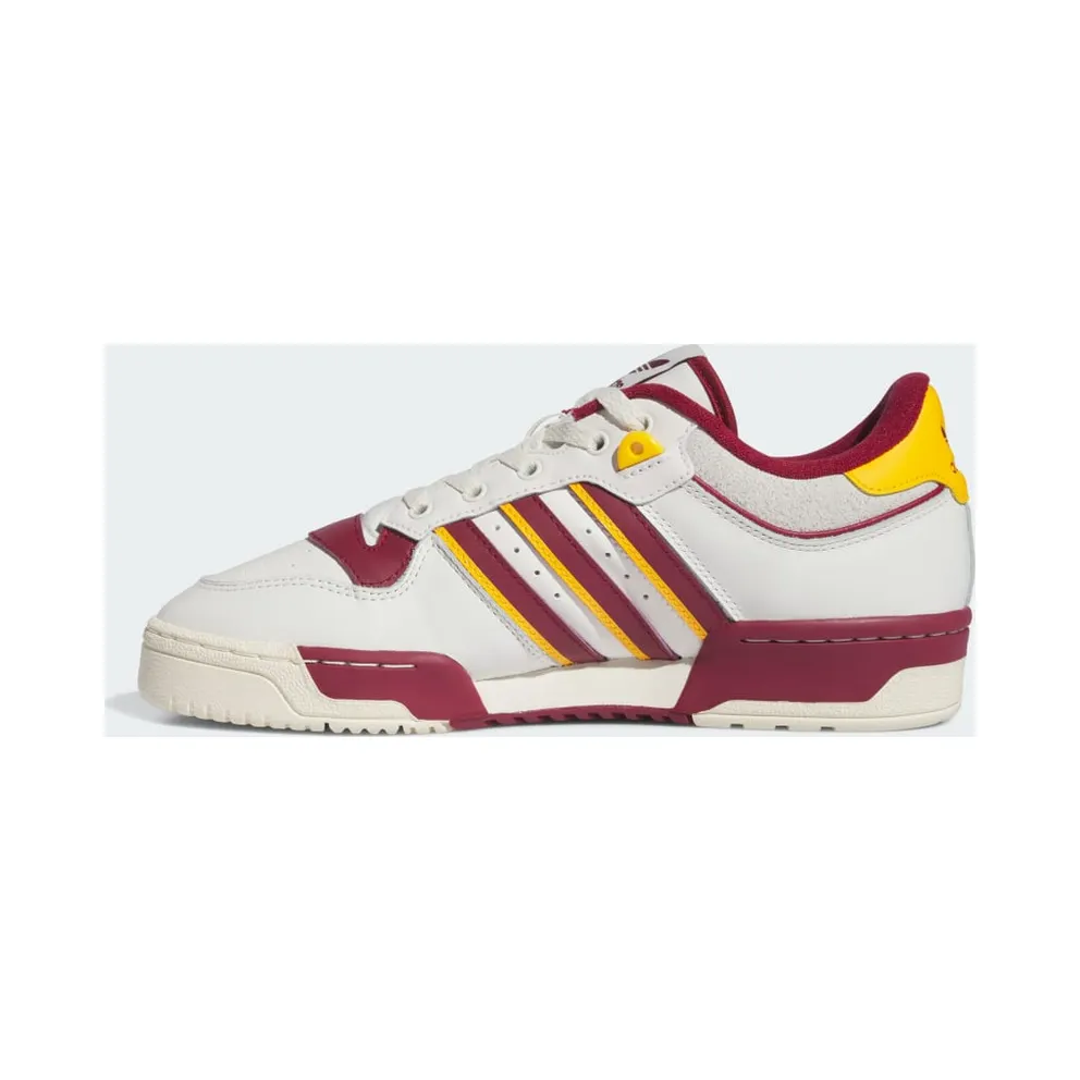 adidas Rivalry 86 Low Cloud White / Team Coll Burgundy 2 / Crew Yellow (IE7159)