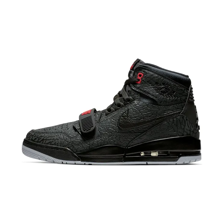 Air Jordan Nike AJ Legacy 312 Elephant Print Bred “Black / Varsity Red” (AV3922-006)