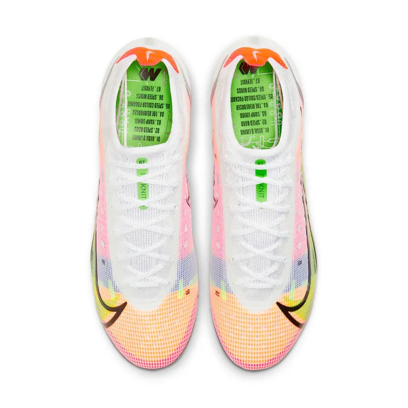 Nike Mercurial Vapor 14 Elite FG White Dark Rasin (CQ7635-105)