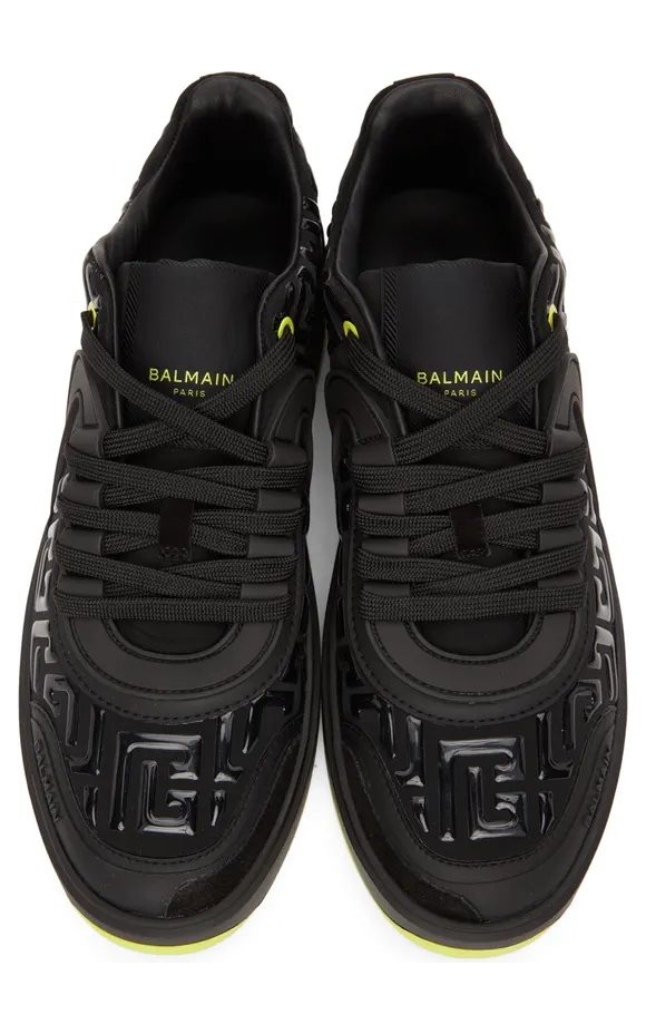 Balmain Black Skate Low Sneakers (XM1VI292TSNL) (5)