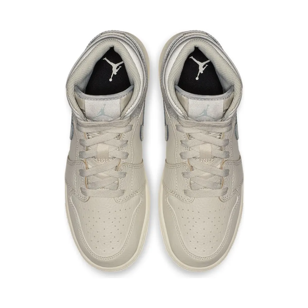 Jordan 1 Mid Light Bone Wolf Grey (554725-053)