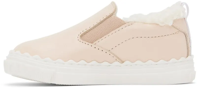 Chloé Baby Pink Faux-Shearling 45K Pink (C09035)