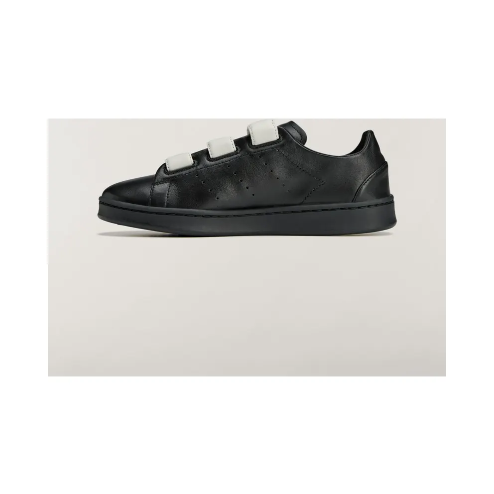Adidas Y-3 Stan Smith Hook-And-Loop Black / Black / Orbit Grey (JR4224)