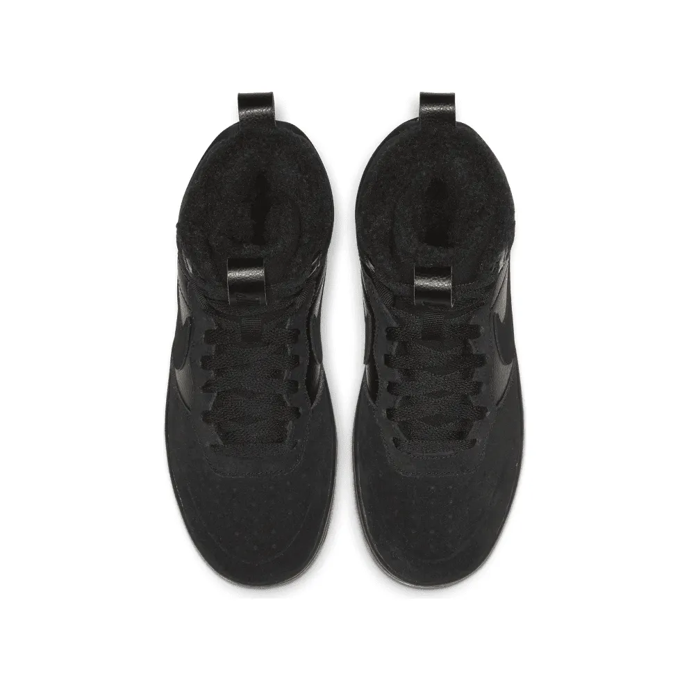 Nike Court Borough Mid 2 Older Kids’ Boot Black (CQ4023-001)