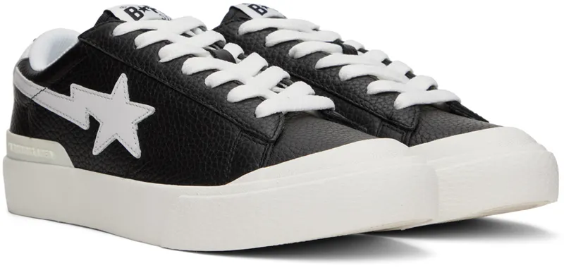 BAPE White Mad Sta Sneakers (001FWI201014I)