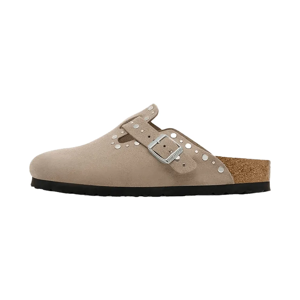 Birkenstock Boston Rivets Suede “Taupe” (1030418)