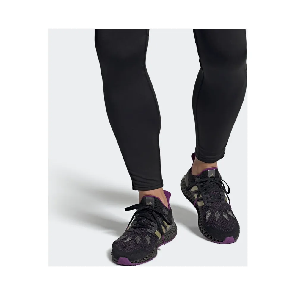 Adidas Ultra 4D Core Black / Gold Metallic / Tribe Purple (HQ0949)