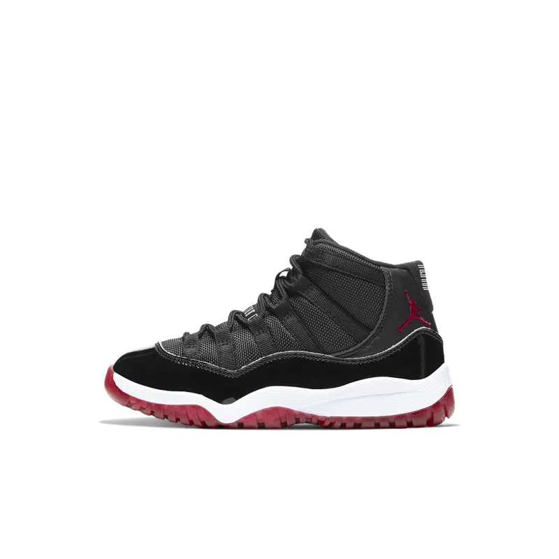Jordan 11 Retro Playoffs Bred 2019 (PS) Black/White-Varsity Red (378039-061)