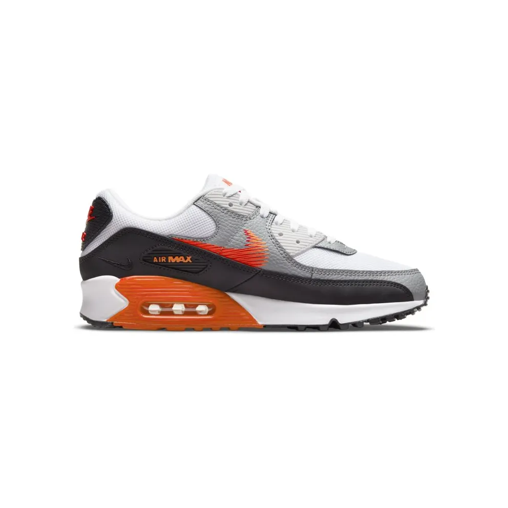 Nike Air Max 90 Zig Zag “White / Team Orange / Black / Total Orange” (DN4927-100)