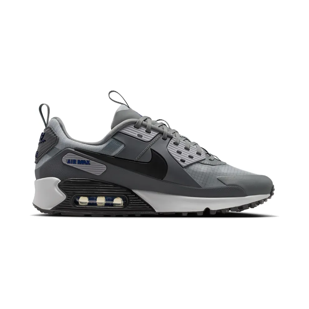 Nike Air Max 90 Drift “Cool Grey / Deep Royal Blue” (IO1908-002)