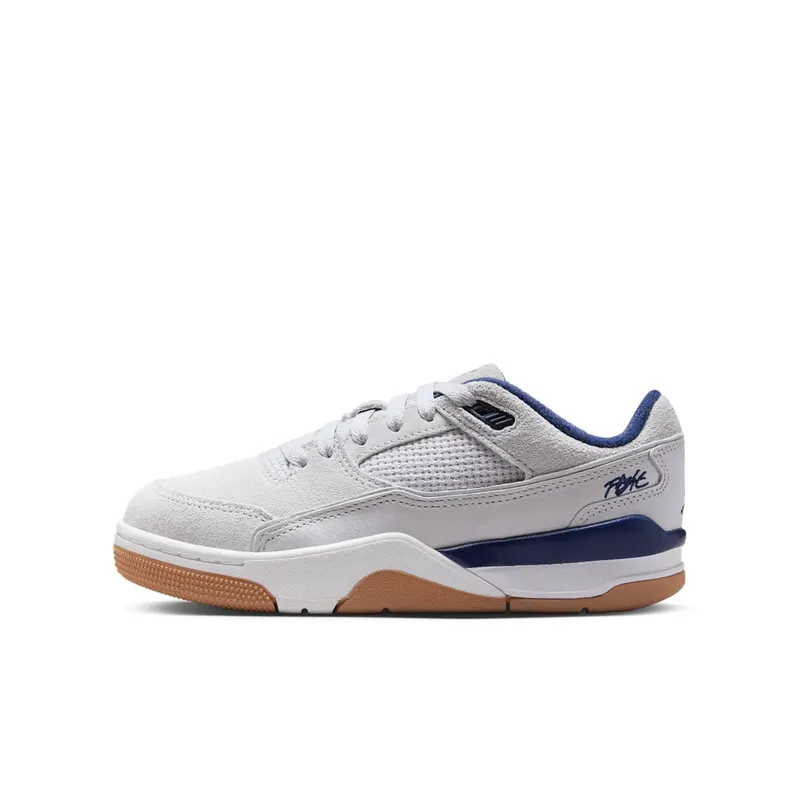 Jordan Flight Court Neutral Grey White Gum Light Brown Midnight Navy (HF3333-004)