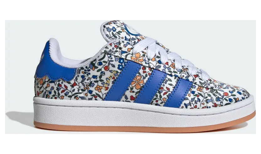 Adidas Campus 00s X Liberty London Kids Blue / Blue / Off White (JS3805)