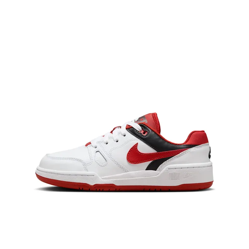 Nike Full Force Low White Black Team Orange Mystic Red (FV5929-100)