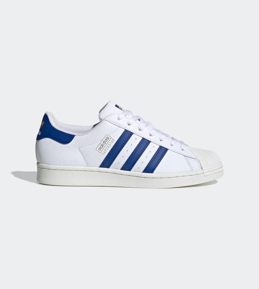 adidas SUPERSTAR Cloud White / Collegiate Royal / Gold Metallic (FX2724)