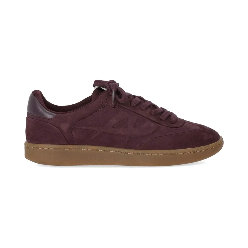 ASH – Burgundy Nabuck Sneaker – Women – Shoes – Red (F25-SIENA03)