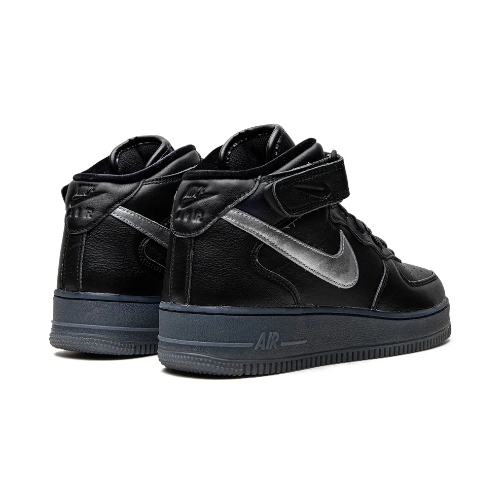 Nike Air Force 1 Mid “Black / Metallic Silver” (DX3061-001)