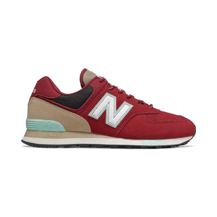 New Balance 574 “Dark Red / Brown / Teal” (ML574JHQ)