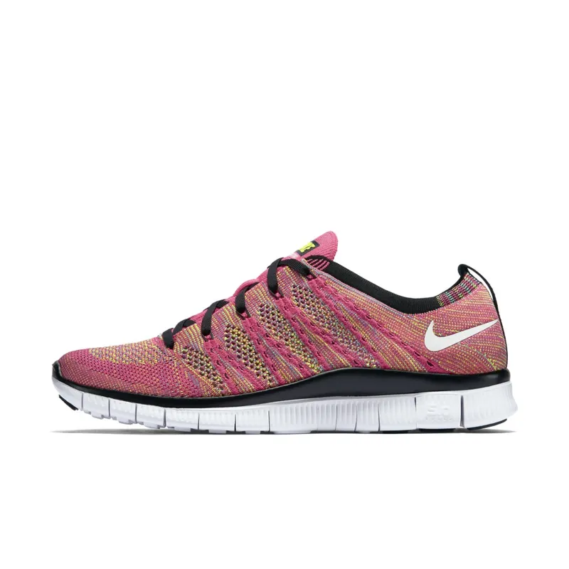 Nike Free Flyknit Pink Flash Pink Flash/Volt/Blue Glow (599459-600)