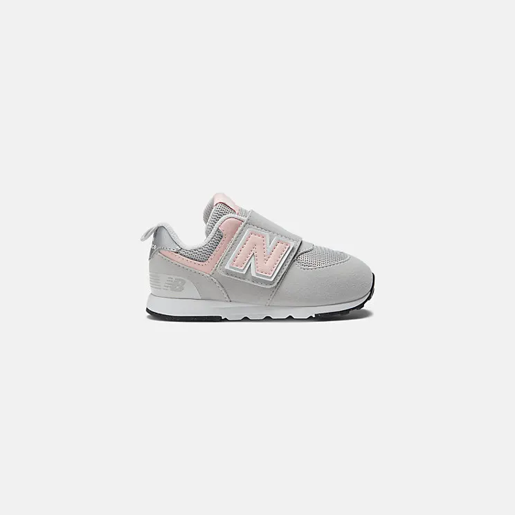 New Balance 574 Hook and Loop Rain Cloud Pink Haze (NW574PK)