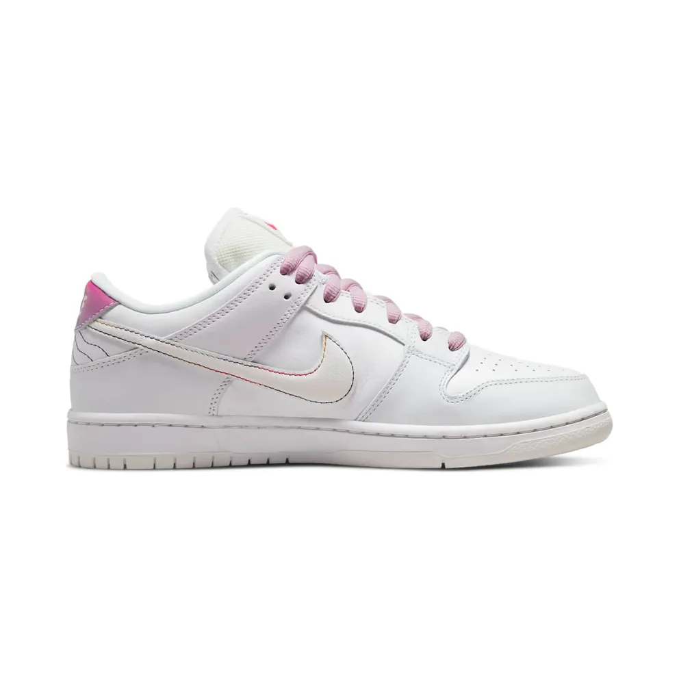 Nike SB Dunk Low Be True White – “White / Multi” (DR4876-100)