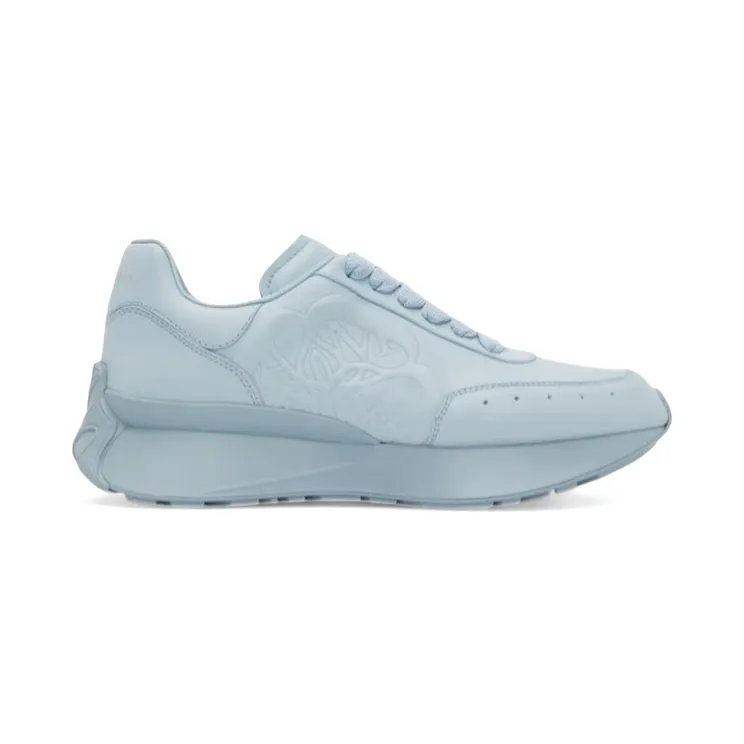 Alexander McQueen Sprint Runner Blue Silver (705076 WIC96 4559)