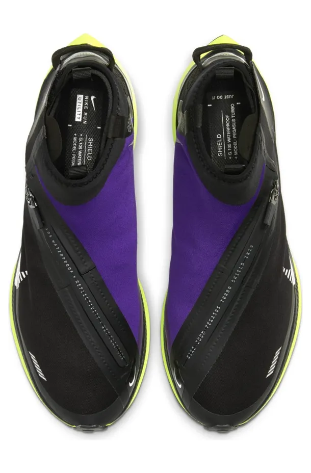 Nike Zoom Pegasus Turbo Shield Black/Voltage Purple