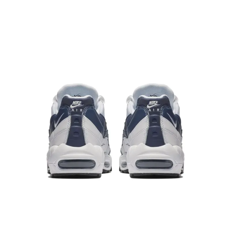 Nike Air Max 95 Essential White White Midnight Navy Monsoon Blue White (749766-114)