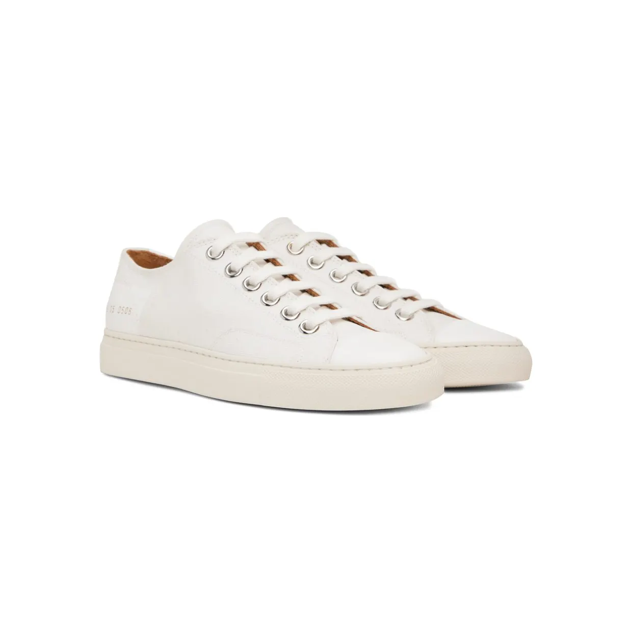 Common Projects White Tournament Low Sneakers (4149) (4)