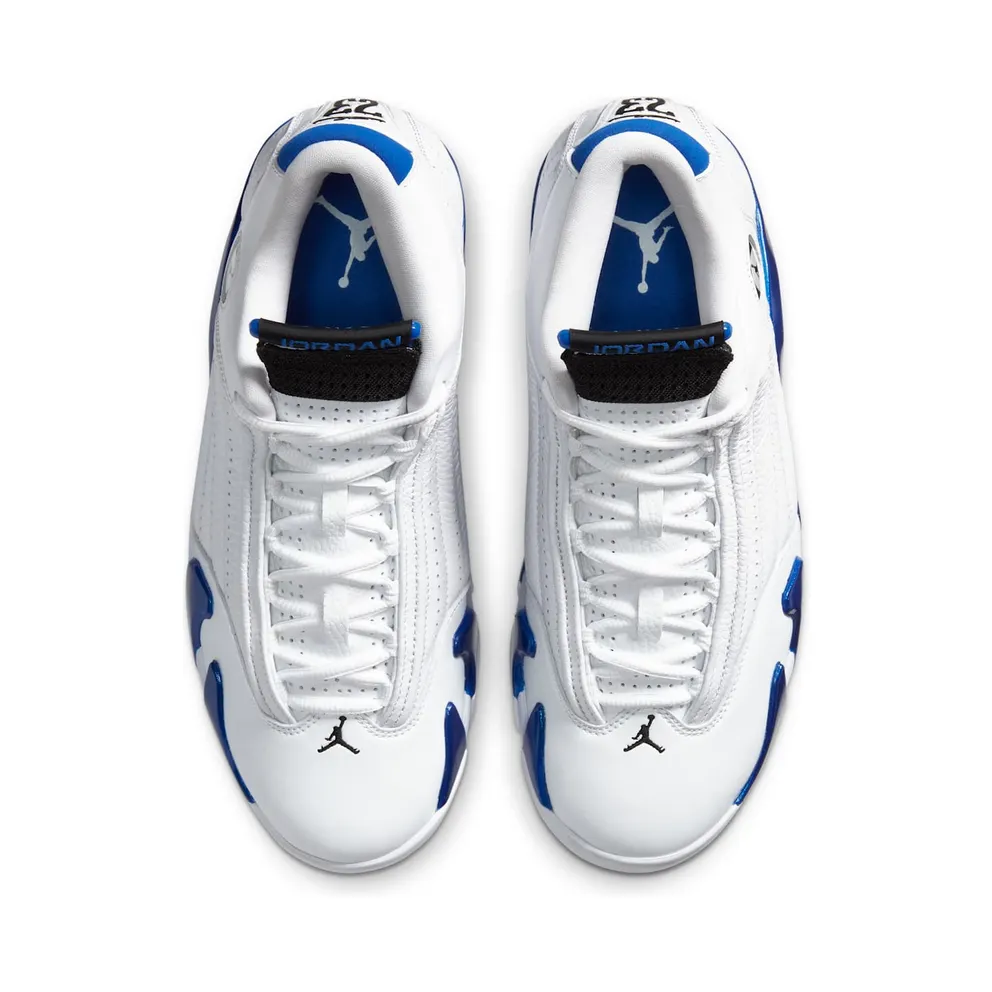 Jordan 14 Retro White Hyper Royal White/Black-Hyper Royal (487471-104)
