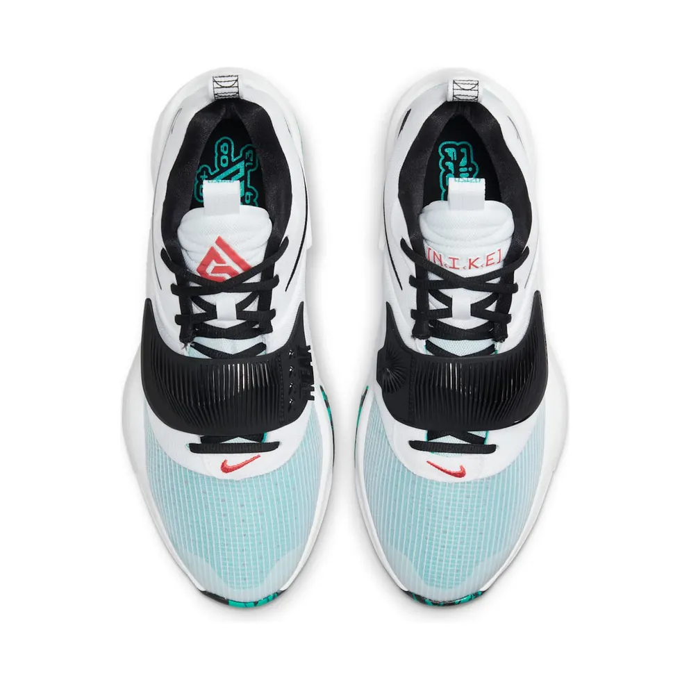 Nike Zoom Freak 3 “White / Clear Emerald / Total Orange / Black” (DA0694-101)