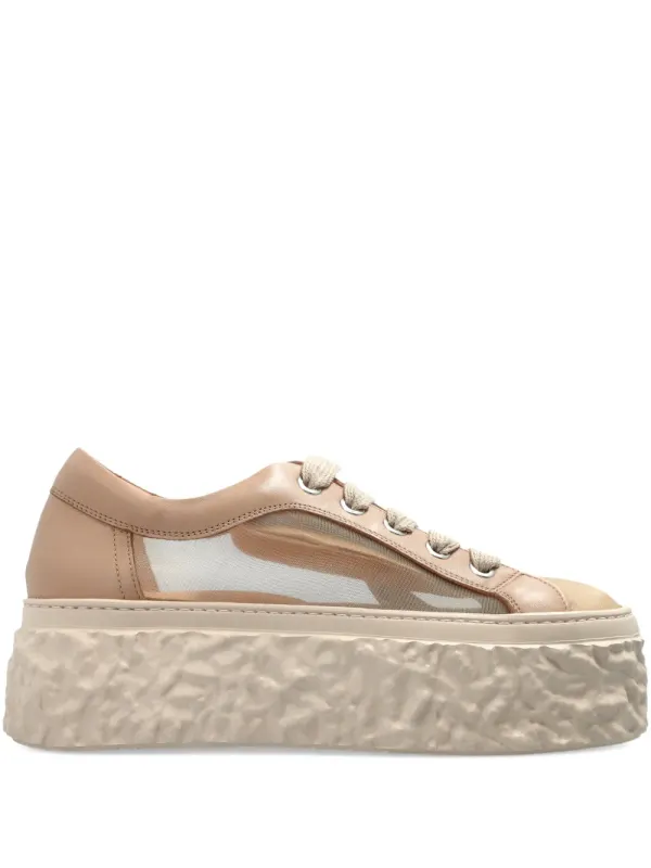 AGL with plateauzool and textuur – Beige (D776007PGK7882)