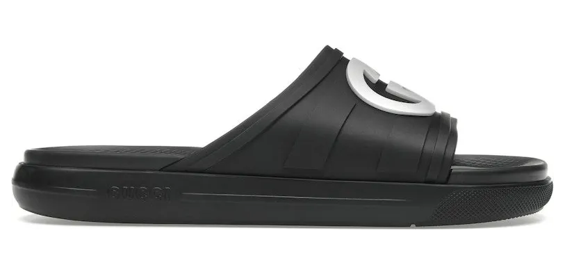 Gucci Interlocking G Slide Black White (780296 J8700 1014)