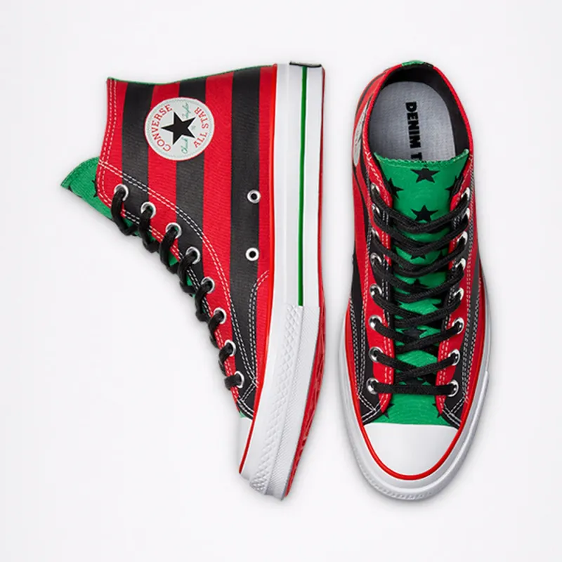 Converse Chuck Taylor All-Star 70s Hi Denim Tears Black Black Beauty/Fiery Red (169890C)