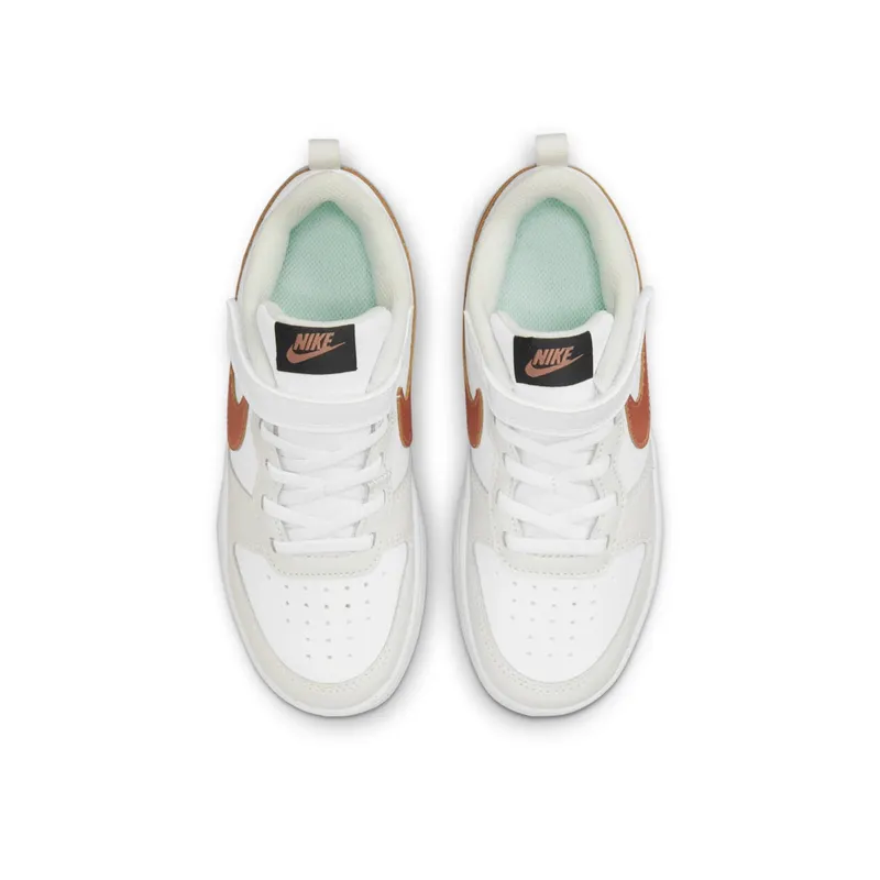 Nike Court Borough Low 2 White Metallic Bronze (BQ5451-116)