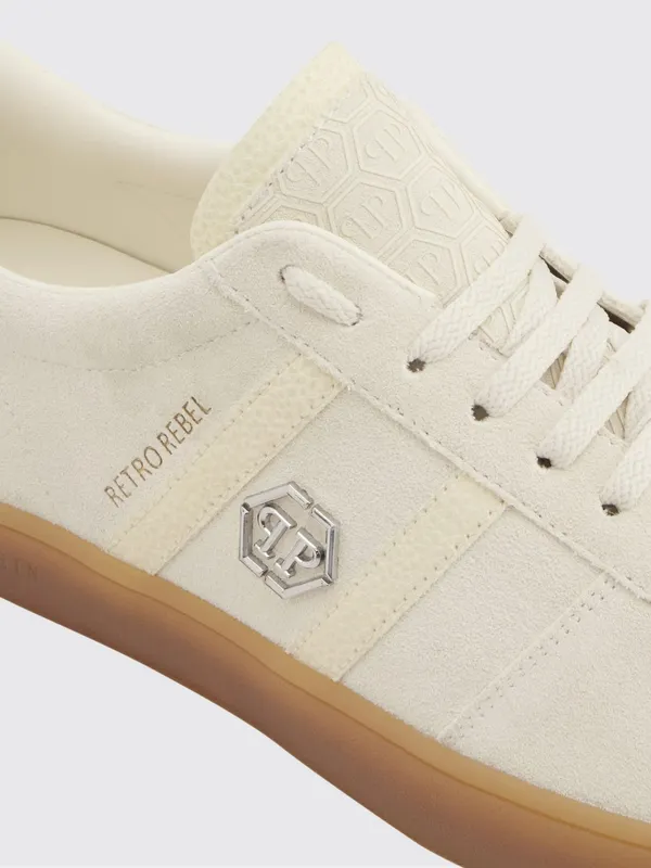 Philipp plein Retro Rebel Suede Sneakers White (PAFSUSC0941PLE010N01) (3)