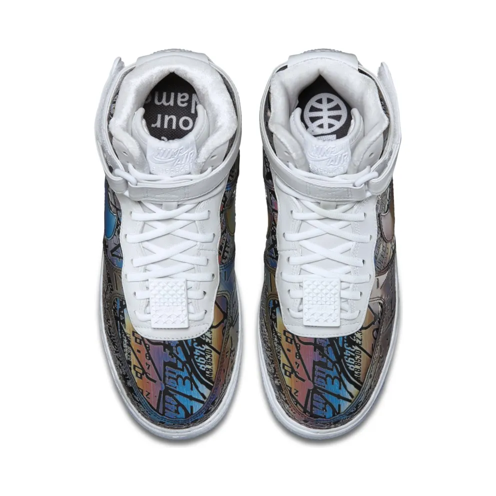 Nike Air Force 1 High Quai 54 Rainbow/White (812981-900)