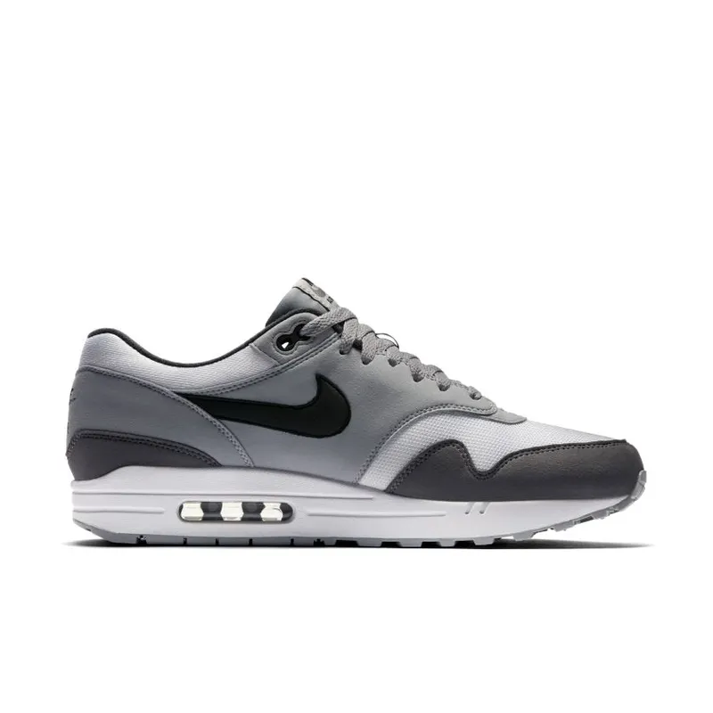Nike Air Max 1 White Black Wolf Grey White/Black-Wolf Grey-Gunsmoke (AH8145-101)