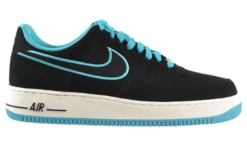 Nike Air Force 1 Low Black Turquoise (488298-011)