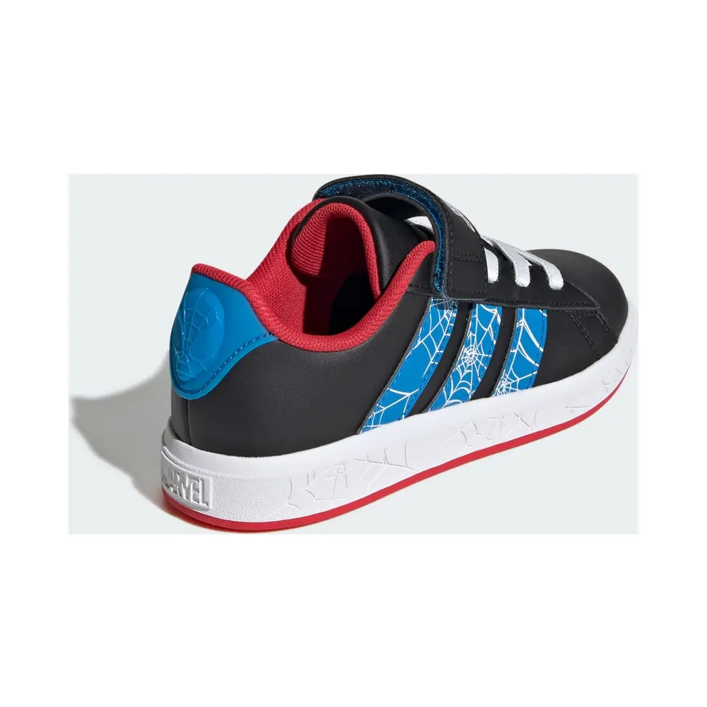 Adidas adidas Marvel Spider-Man Grand Court Kids Core Black / Bright Blue / Pure Ruby (JQ8073)