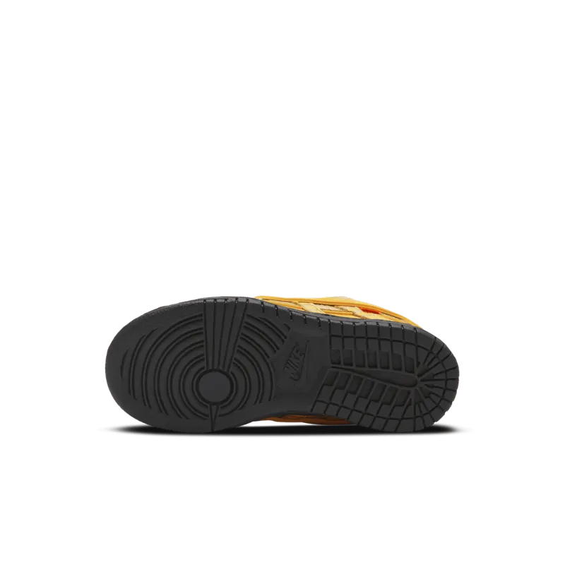 Nike Air Rubber Dunk Off-White University Gold (PS) University Gold/University Gold-Black (CW7410-700)