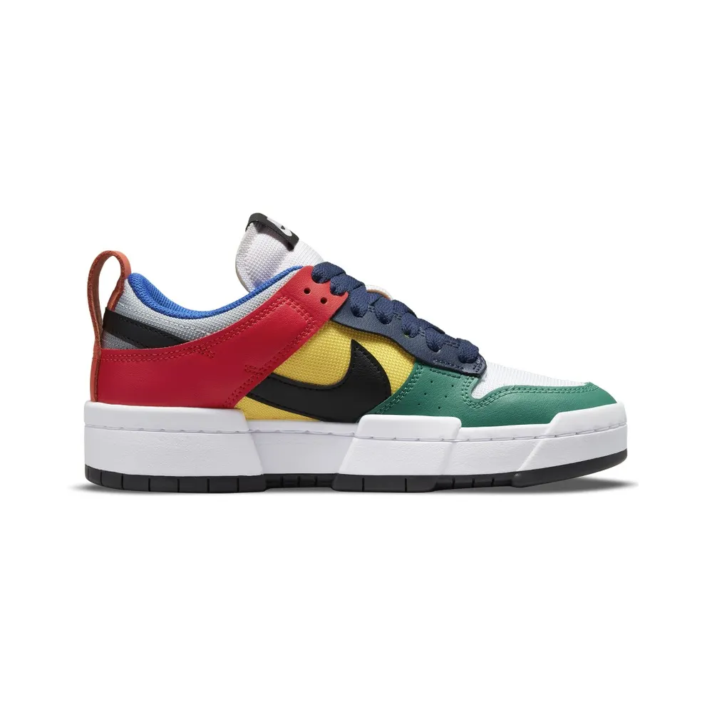 Nike Dunk Low Disrupt ‘Multi-Color’ (2021) – “Wolf Grey / Tour Yellow / University Red / Black” (CK6654-004)