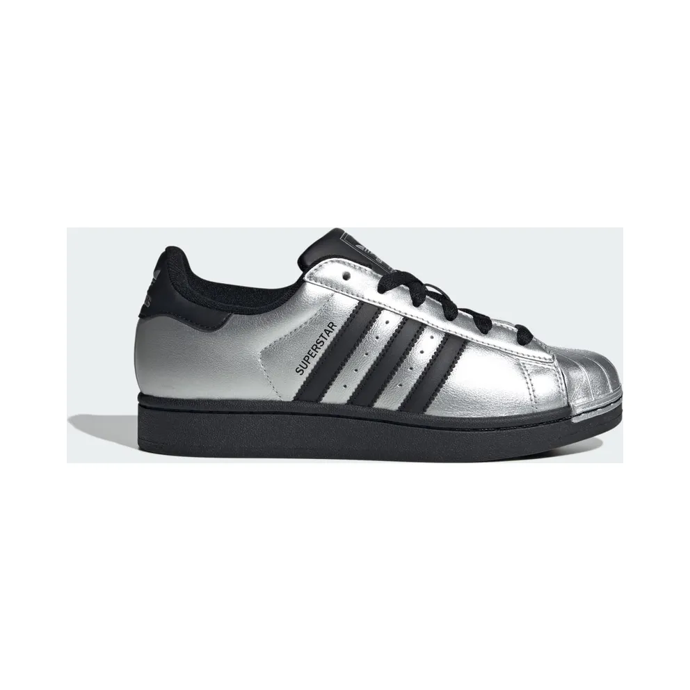 Adidas SUPERSTAR II Shoes Silver Metallic / Core Black / Core Black (IH1599)