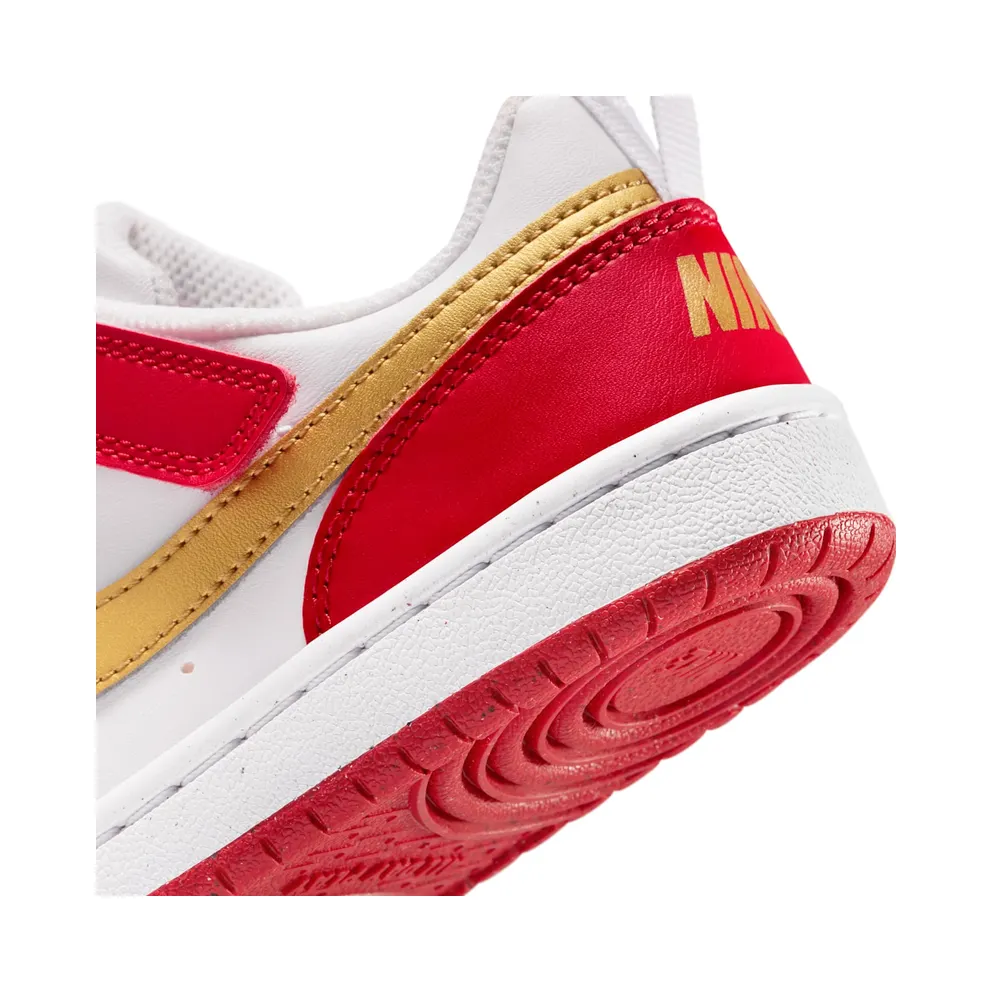 Nike Court Borough Low Recraft White University Red Gold (DV5457-137)