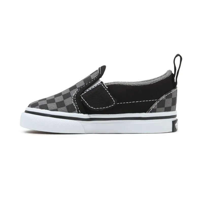 VANS Checkerboard Slip-on Velcro Peuterschoenen Black (VN0A3488EO0)